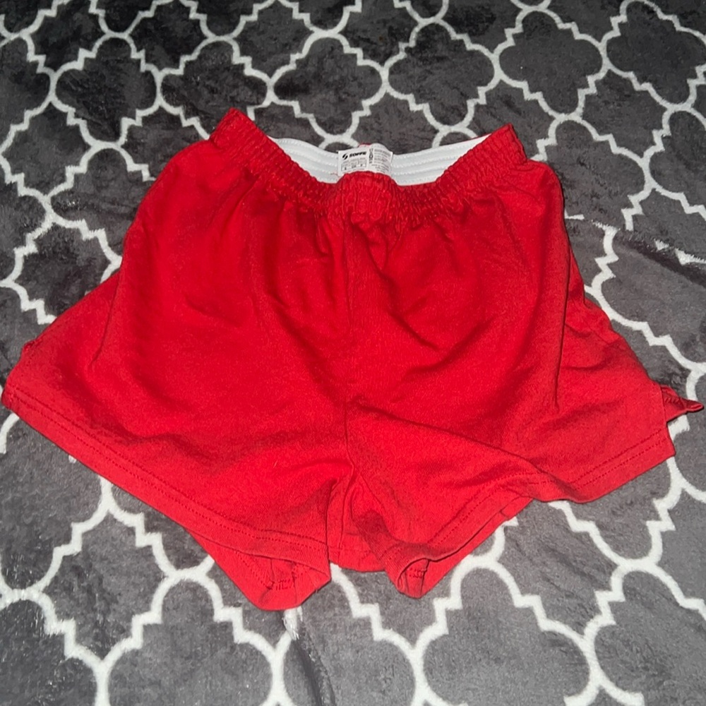 high waist red shorts S (women’s)